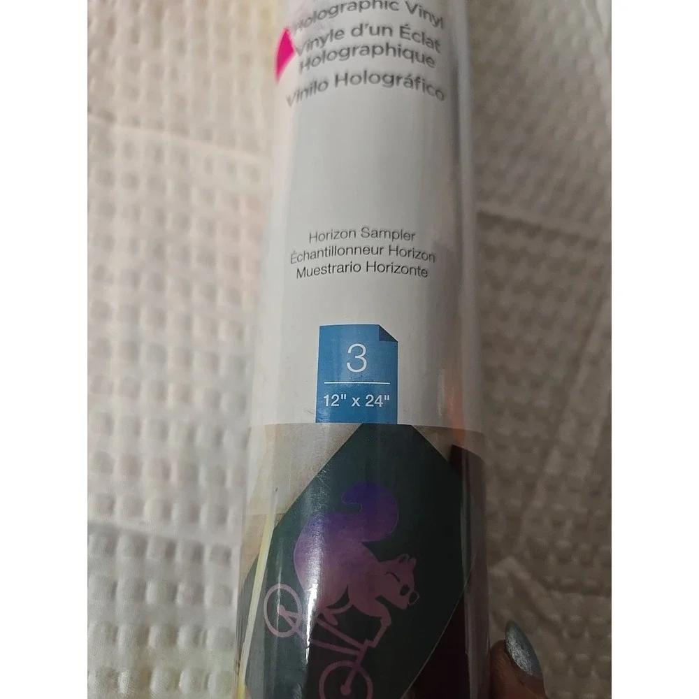 cricut‎ holographic vinyl horizon sampler 3 Sheets 12x24